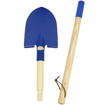 Click N' Play 4-Piece Kids Gardening Set With Shovel, Rake for Yard - Outdoor Toys for Ages 3-8 to Play in Leaves