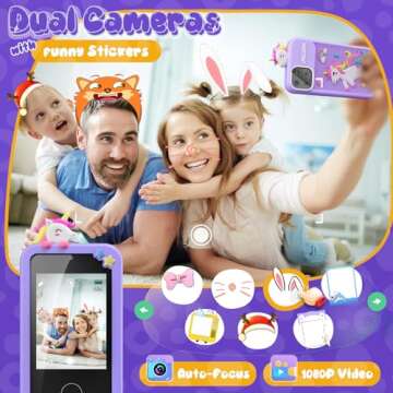 Luyiilo Kids Smart Phone Toy for Interactive Learning Fun
