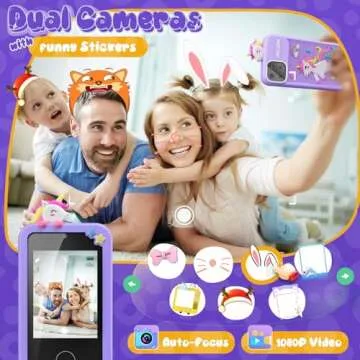 Luyiilo Kids Smart Phone Toy for Interactive Learning Fun