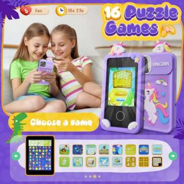 Luyiilo Kids Smart Phone Toy for Interactive Learning Fun