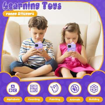 Luyiilo Kids Smart Phone Toy for Interactive Learning Fun
