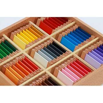 Adena Montessori Color Tablets(3rd Box) - Montessori Color Box Materials Sensorial Educational Tools