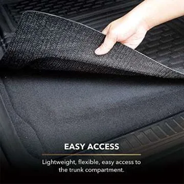 3D MAXpider Custom Fit Kagu Cargo Liner (Black) Compatible with Tesla Model 3 2018-2021 - Cargo Liner
