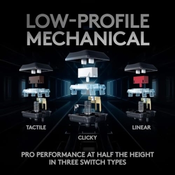 Logitech G915 TKL Clicky Gaming Keyboard for Ultimate Performance