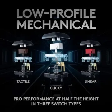 Logitech G915 TKL Clicky Gaming Keyboard for Ultimate Performance