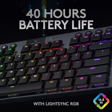 Logitech G915 TKL Clicky Gaming Keyboard for Ultimate Performance