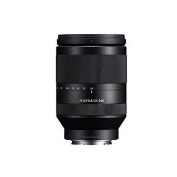 Sony SEL24240 FE 24-240mm f/3.5-6.3 OSS Zoom Lens for Mirrorless Cameras