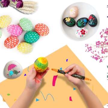 Betem Dual Tip Acrylic Paint Pens for Creative Projects