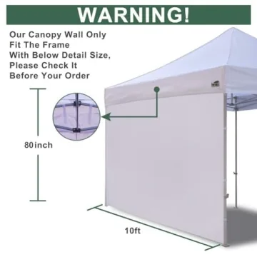 Eurmax Instant Canopy SunWall 10x10 - Perfect for All Outdoors