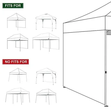 Eurmax Instant Canopy SunWall 10x10 - Perfect for All Outdoors