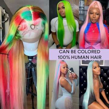 SIYUSI Blonde Wig Human Hair Pre Plucked with Baby Hair 613 13x6 lace front wig human hair 20inch 180% Density HD Lace Frontal Wig Transparent Straight Lace Front Wig