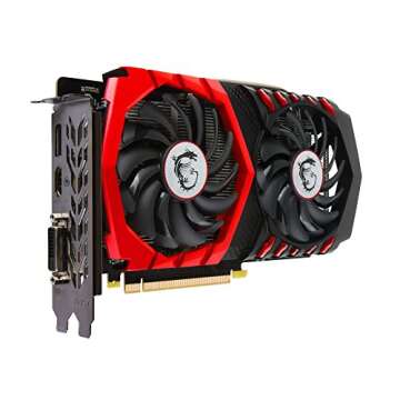 MSI Computer Video Graphic Cards GeForce GTX 1050 TI GAMING X 4G, 4GB