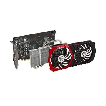 MSI Computer Video Graphic Cards GeForce GTX 1050 TI GAMING X 4G, 4GB