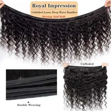 ROYAL IMPRESSION Loose Wave Bundles - 100% Human Hair