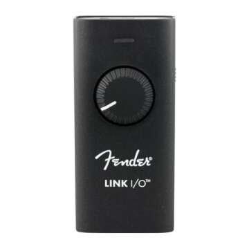 Fender Link I/O Portable USB-C Audio Interface with High-Fidelity Sound for Musicians