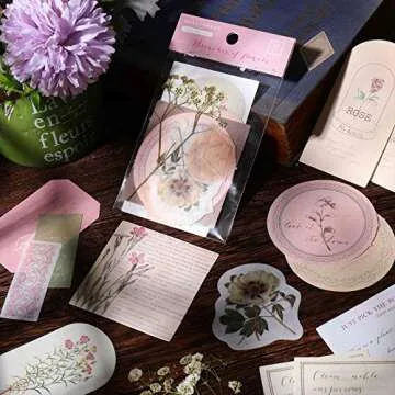 120 Piece Vintage Scrapbook Stamp Stickers Aged Antique Stickers Parchment Old Retro Paper Stickers for Personal Retro Crafts, Journaling Projects and Paper Collection Supplies