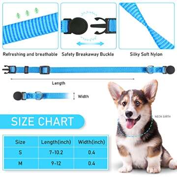 GAMUDA Puppy Collars – Super Soft and Durable Nylon for Puppies - Set of 12