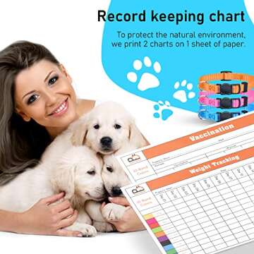 GAMUDA Puppy Collars - Soft Nylon Adjustable ID Collars