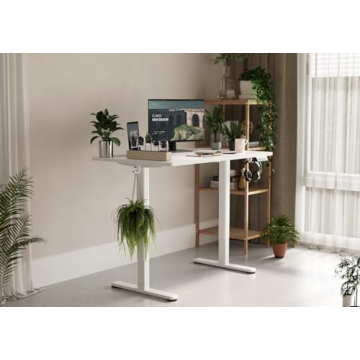 Claiks Electric Adjustable Height Standing Desk for Home Office