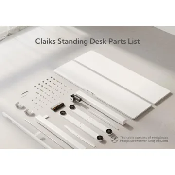 Claiks Electric Adjustable Height Standing Desk for Home Office