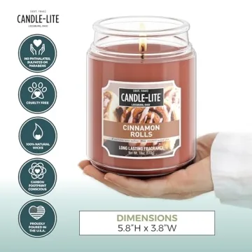 Candle-lite Cinnamon Pecan Candle Perfect for Any Occasion