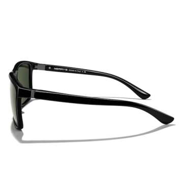 MERRY'S Rectangular Polarized Sports Sunglasses for Men Women Cycling Driving Fishing UV400 Protection S8225