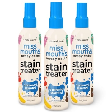 Miss Mouth’s Baby Stain Remover Spray 3 Pack for Tough Stains