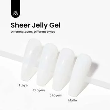 Beetles White Gel Nail Polish-15 ml Shimmer Glitter Milky White Gel Nail Polish Soak Off UV/LED Lamp Nail Art Manicure Salon DIY for French Nail Home Gift for Women Girls