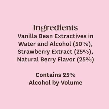Berry Vanilla Extract - Heilala Vanilla Pure Vanilla Extract Infused with Berry Extract, Sugar Free Vanilla and Strawberry Extract for Baking and Desserts, Sustainably and Ethically Sourced Vanilla, Hand-Picked from the Kingdom of Tonga - 1.69 fl oz
