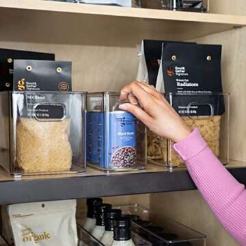 bHome & Co Clear Modular Storage Bins - Organize Effortlessly