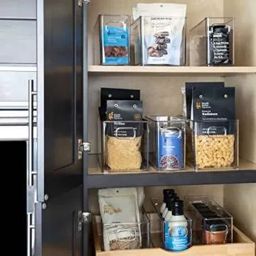 bHome & Co Clear Modular Storage Bins - Organize Effortlessly