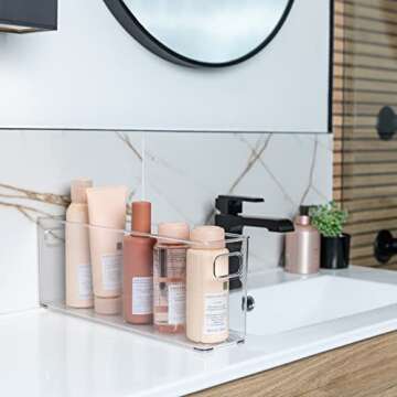 bHome & Co Clear Modular Storage Bins - Organize Effortlessly