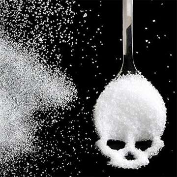 304 Stainless Steel Skull Sugar Spoon Dessert，Tea ，Coffee Stirring Spoon Set of 6 (Silver)