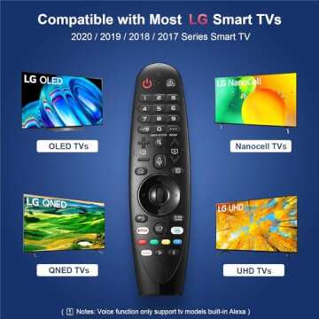 Universal LG Voice Magic Remote AKB75855501, Replacement for LG Smart TV AN-MR20GA AN-MR19BA AN-MR18...