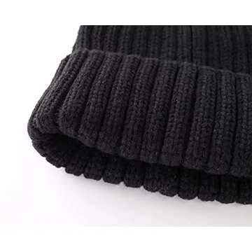 Connectyle Unisex Knit Winter Beanie - Stylish & Warm Hat
