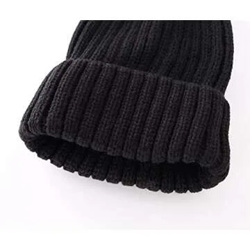 Connectyle Unisex Knit Winter Beanie - Stylish & Warm Hat