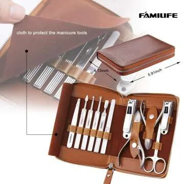 11 in 1 Professional Manicure Kit for Men