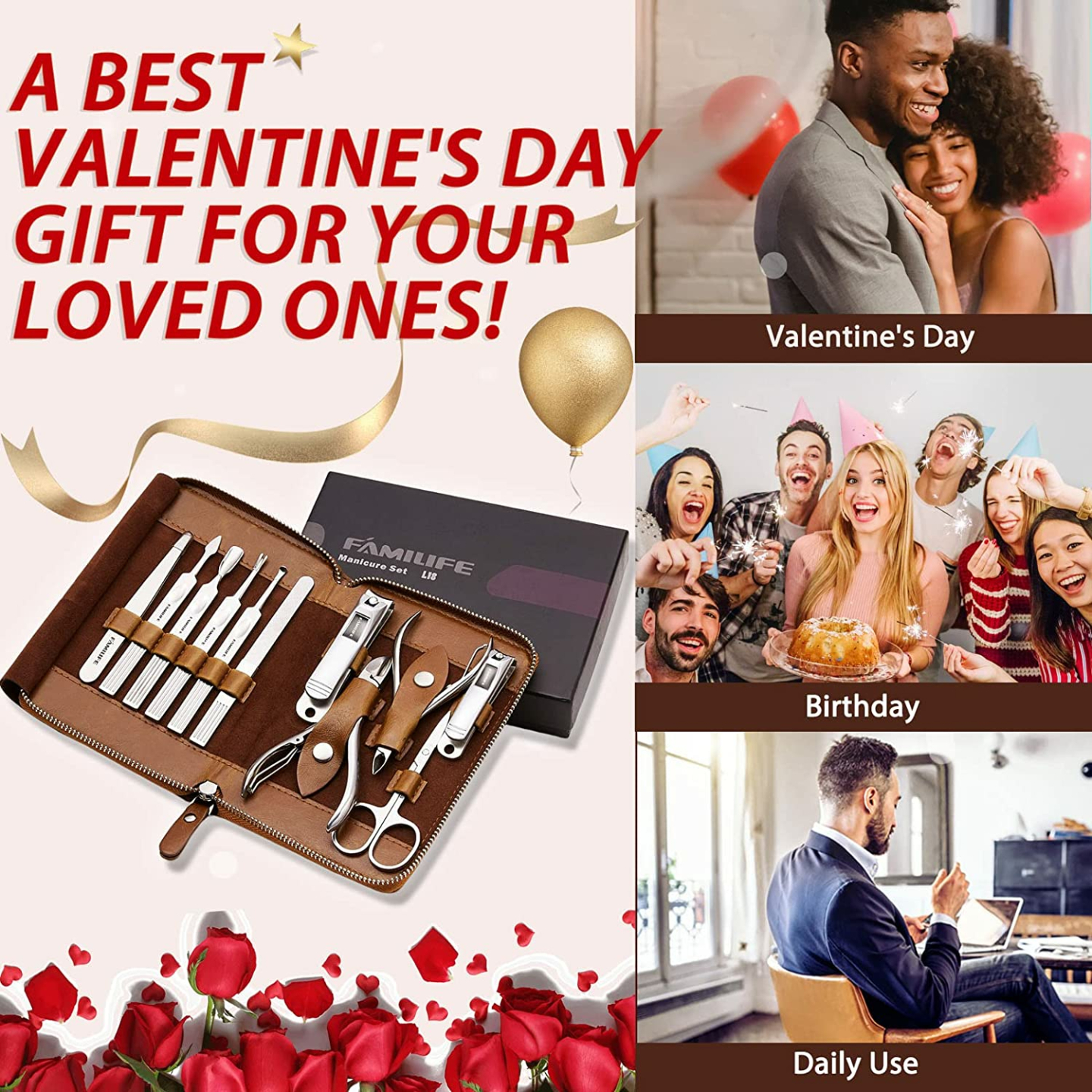 11 in 1 Professional Manicure Kit for Men