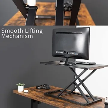 VIVO Adjustable Standing Desk Converter for Ergonomic Work