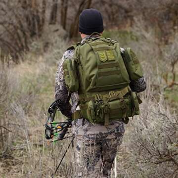 3V Gear Paratus 3-Day Operator's Tactical Backpack - Olive Drab