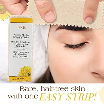 Best GiGi Small Muslin Epilating Strips for Hair Removal