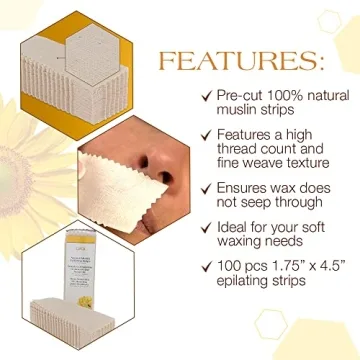 Best GiGi Small Muslin Epilating Strips for Hair Removal