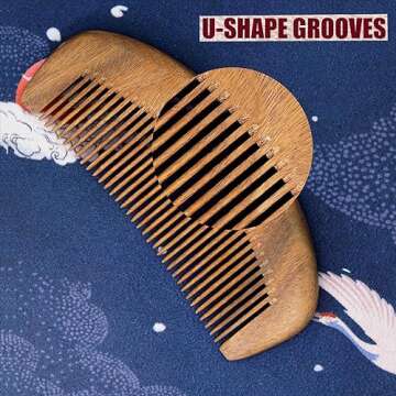 Moreinday Wooden Comb - Premium Sandalwood Grooming Tool