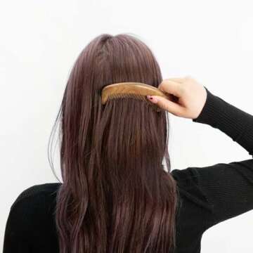 Moreinday Wooden Comb - Premium Sandalwood Grooming Tool