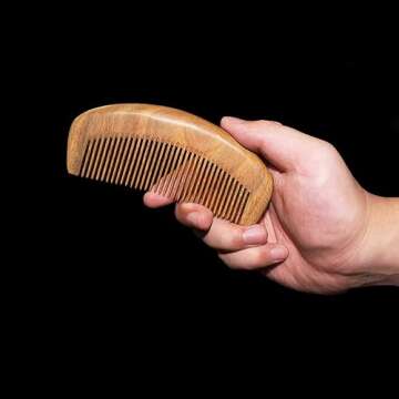 Moreinday Wooden Comb - Premium Sandalwood Grooming Tool