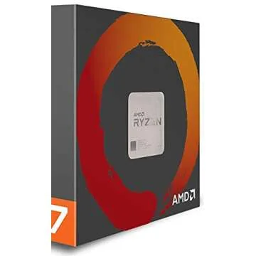 AMD YD1700BBAEBOX Ryzen 7 1700 Processor with Wraith Spire LED Cooler
