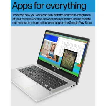 HP Chromebook 14 - Intel Celeron N4120, HD Display