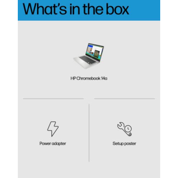 HP Chromebook 14 - Intel Celeron N4120, HD Display