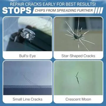 Detolia Windshield Repair Kit for Cracks and Chips