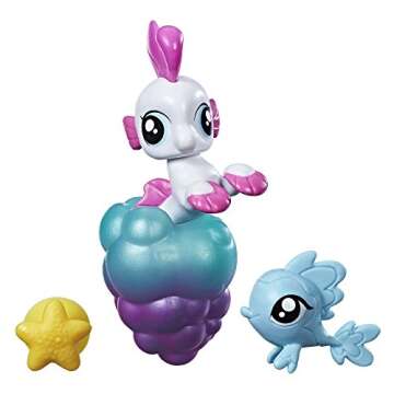Hasbro MLP Shell Seepony Friends Doll - Vibrant Colors for Kids